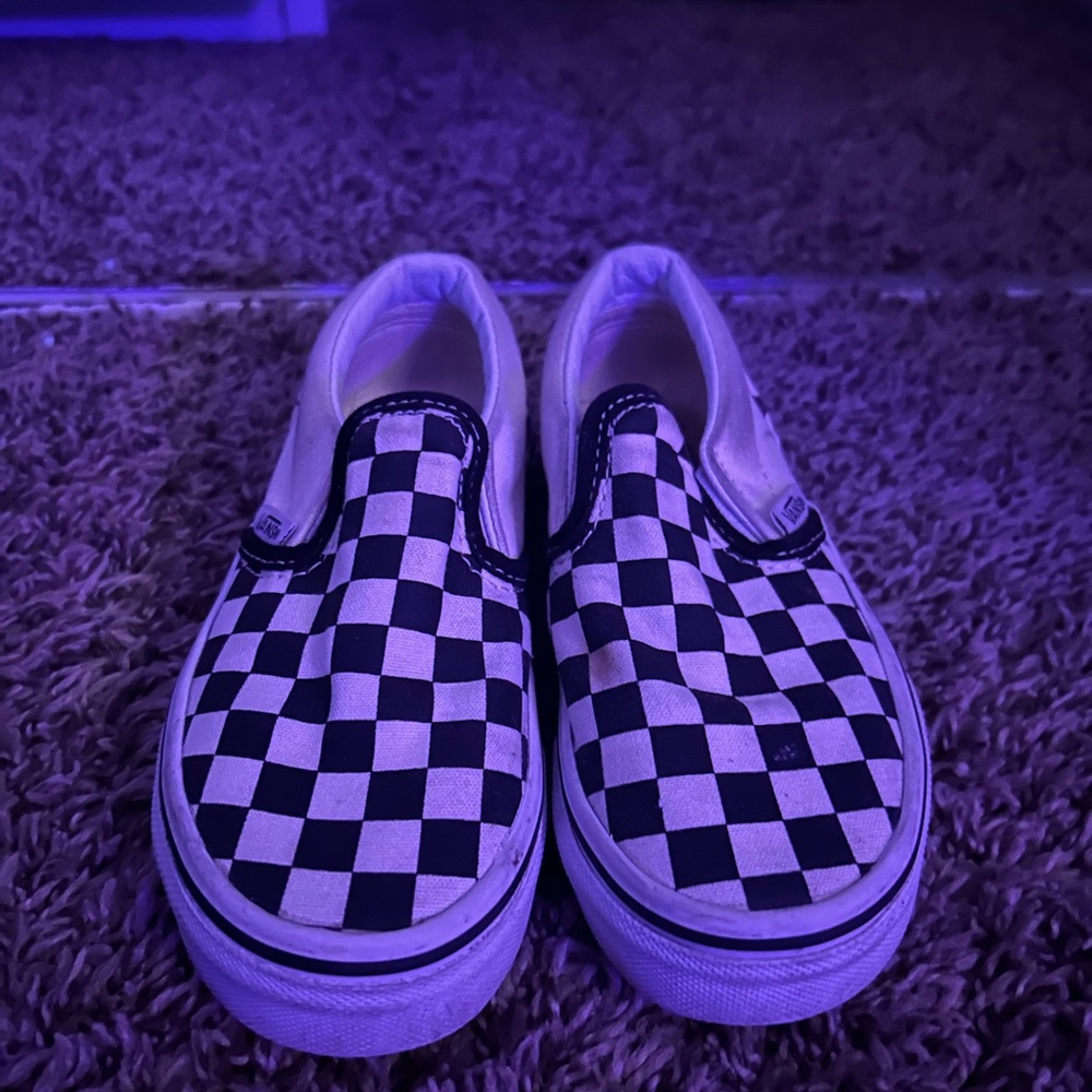 Checkered Slip-On Sneakers